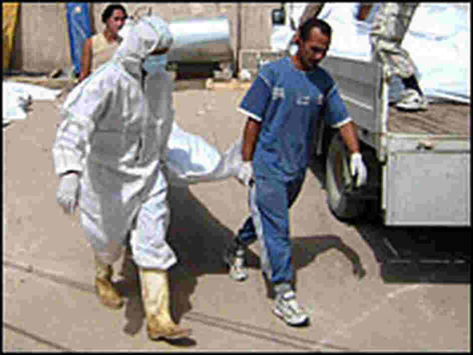 Body Bags in Baquba, Iraq