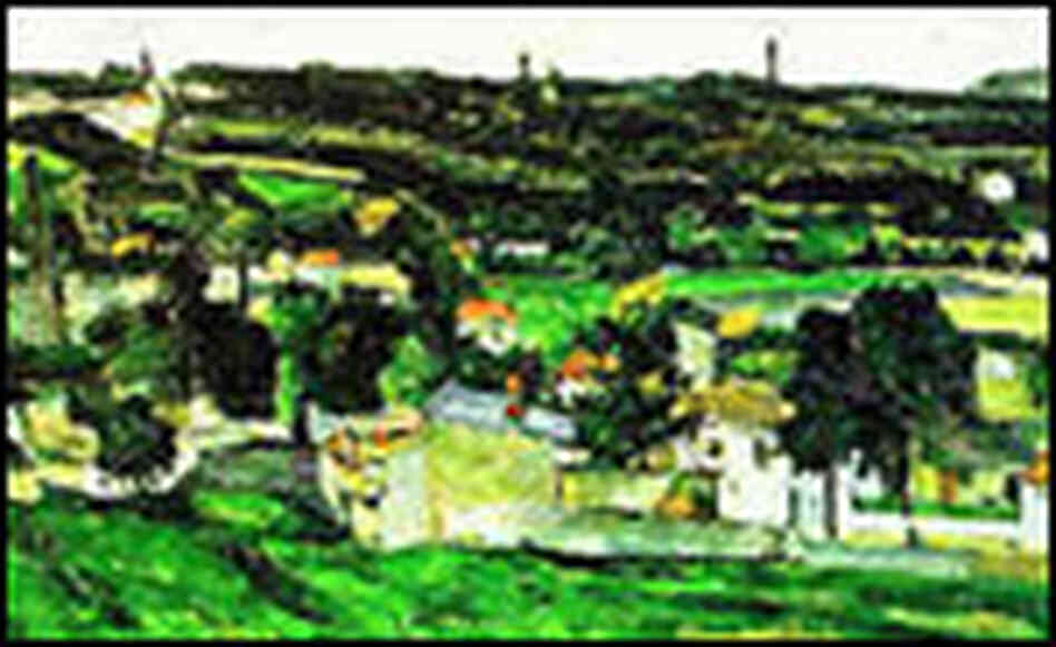 "View of Auvers-sur-Oise" by Paul Cezanne "View of Auvers-sur-Oise" by Paul Cezanne
