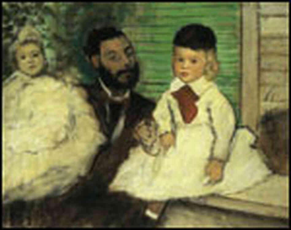 "Count Lepic And His Daughters" by Edgar Degas "Count Lepic And His Daughters" by Edgar Degas