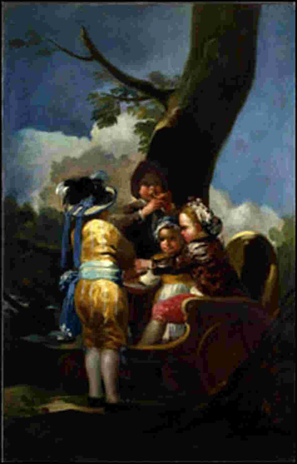 'Children With A Cart' by Francisco de Goya y Lucientes.