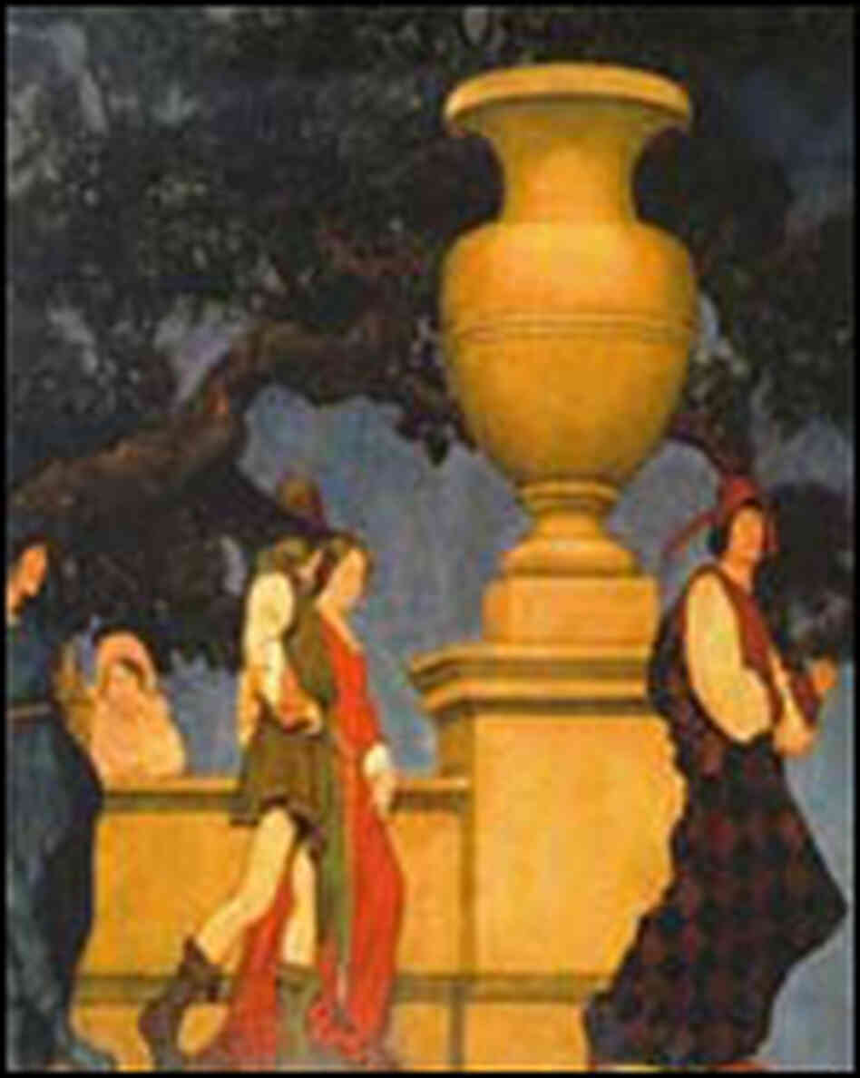 Mural by Maxfield Parrish made for Gertrude Vanderbilt Whitney Mural by Maxfield Parrish made for Gertrude Vanderbilt Whitney