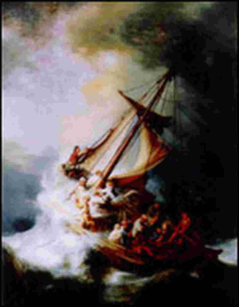 "The Storm on the Sea of Galilee" by Rembrandt "The Storm on the Sea of Galilee" by Rembrandt