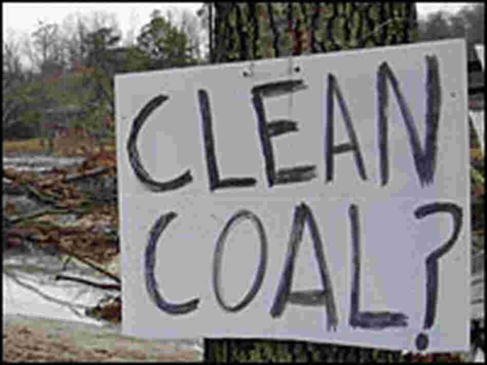 Clean Coal? sign