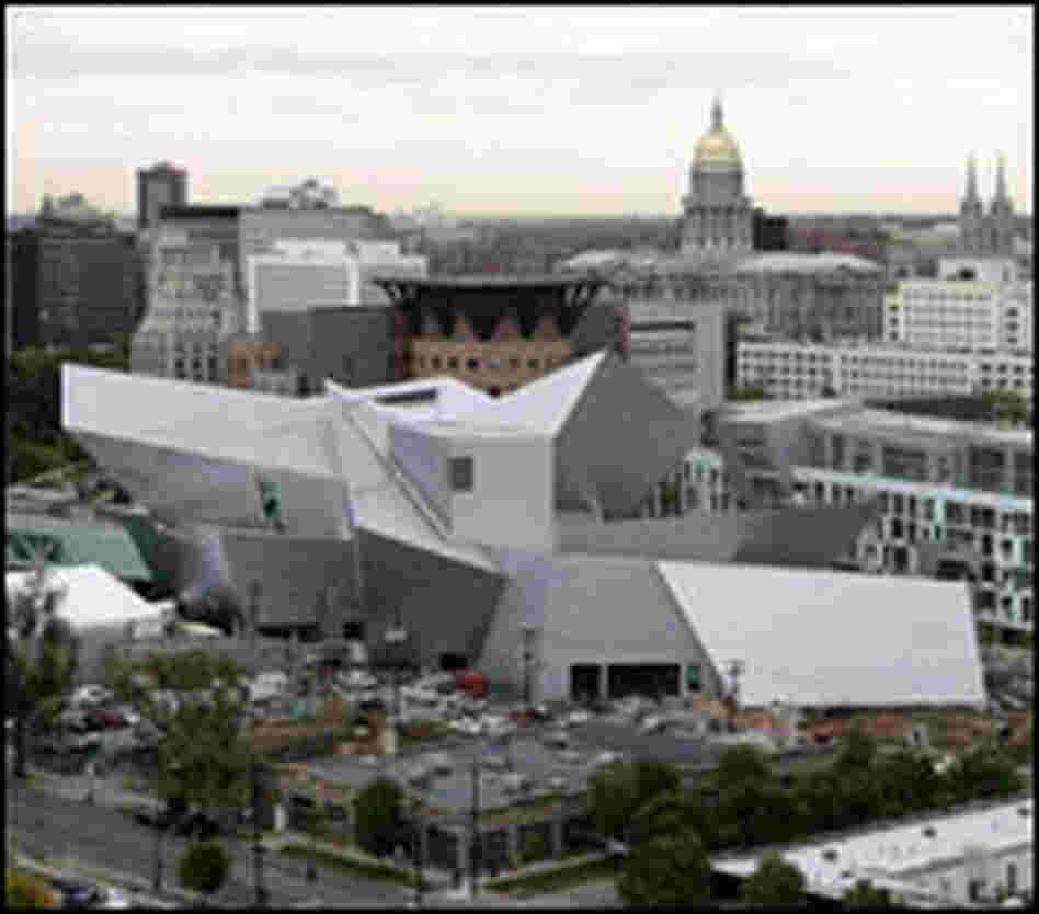 Exterior of the Denver Art Museum addition.