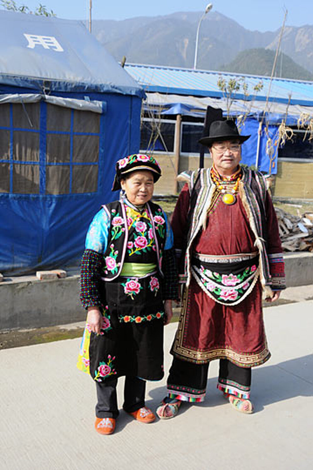 Amashuaishuai, an elder from the Qiang minority