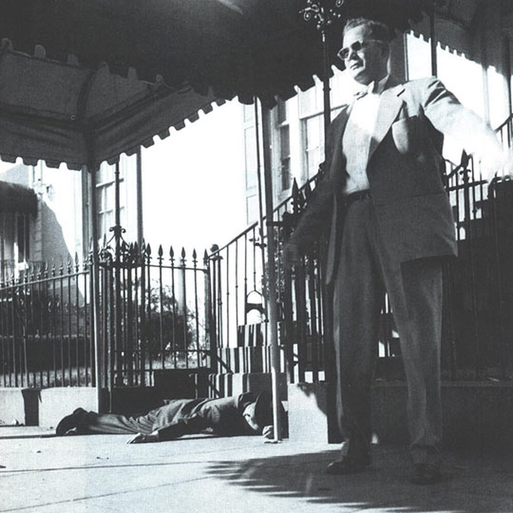 Floyd Boring stands guard outside Blair House in Washington, D.C., after an attempt to kill Truman