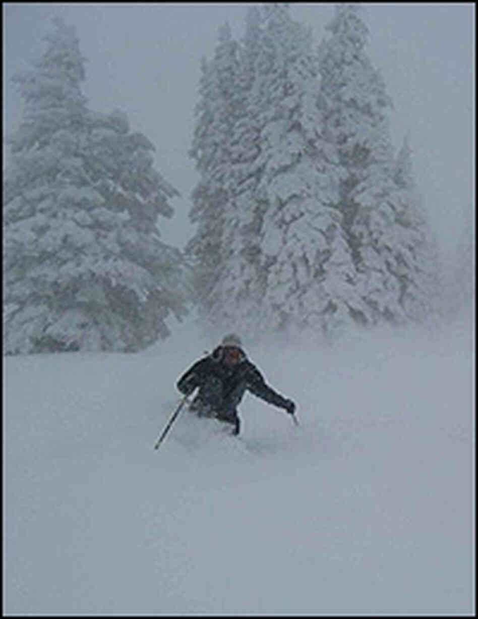 Man skiing Man skiing