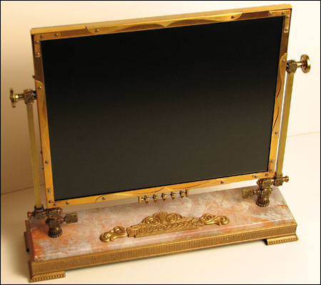 Gilded computer monitor