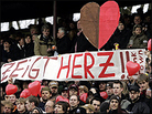 German soccer fans. German soccer fans.