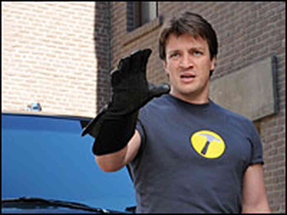 Nathan Fillion as 'Captain Hammer'
