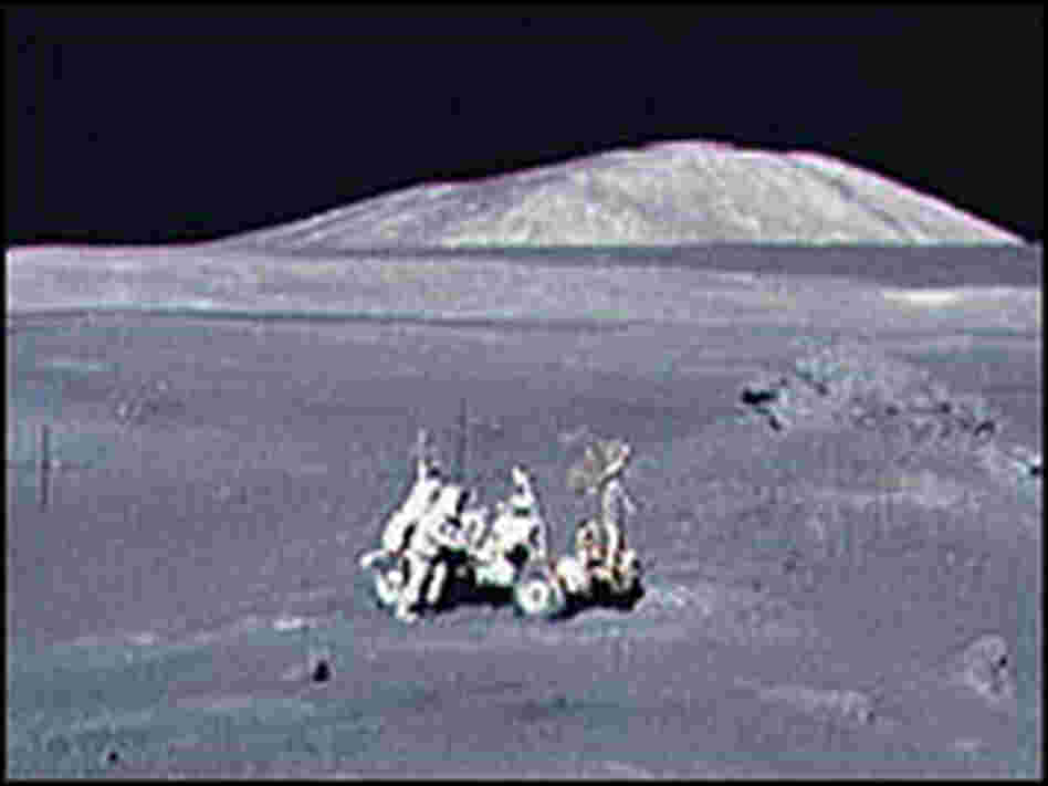 An Apollo 17 lunar vehicle on the moon, December 1972