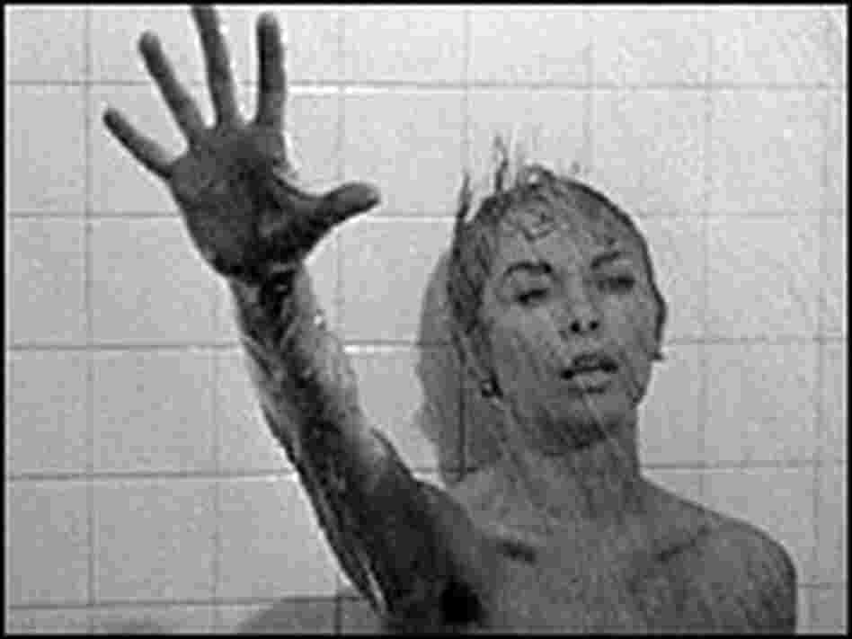 Janet Leigh in the shower.