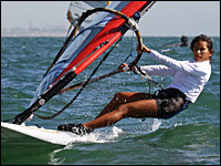 Nancy Rios sailing