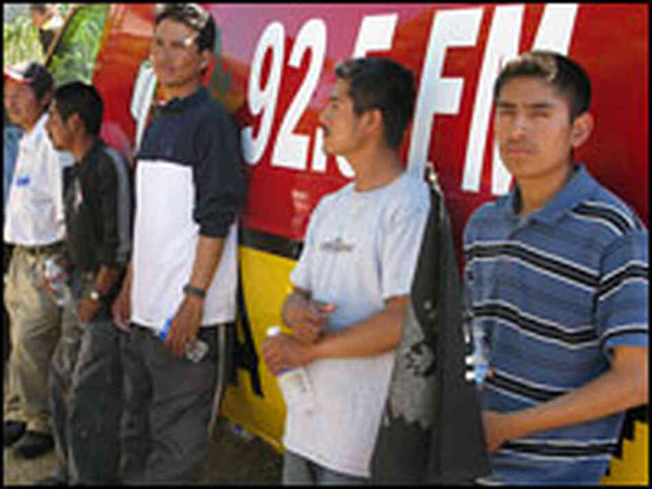 Maria Isabel Vasquez Jimenez's fiance, Florentino Bautista,  and her brother, Jose Luis Vasquez.