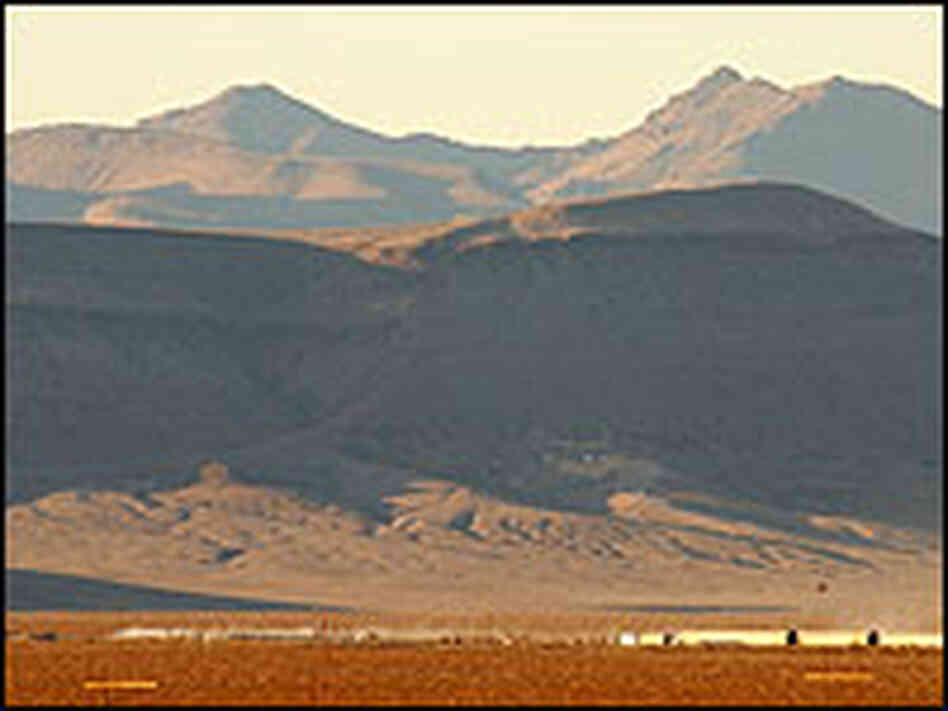 The proposed nuclear waste repository of Yucca Mountain The proposed nuclear waste repository of Yucca Mountain