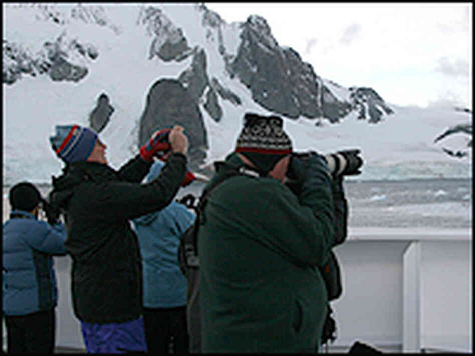Photographers on boat Photographers on boat