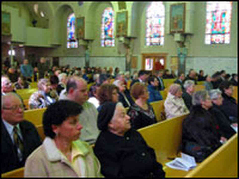 East Boston Catholics celebrate Easter at Our Lady of Mt. Carmel church. East Boston Catholics celebrate Easter at Our Lady of Mt. Carmel church.