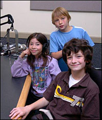 Mark Federman, front, Ryan Segall and Dallas Sessoms