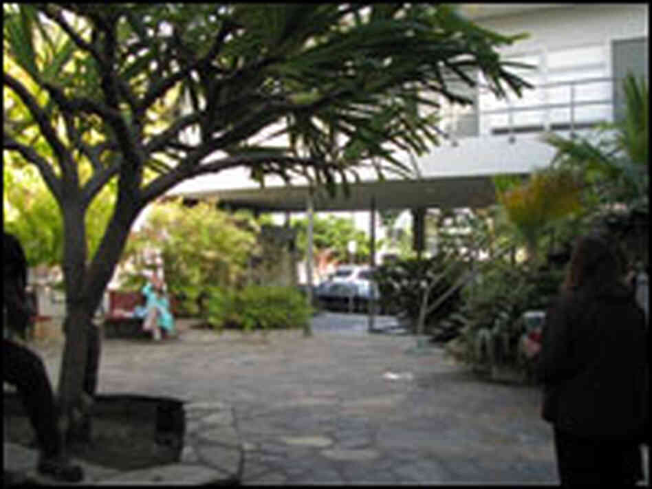 Dutton's courtyard Dutton's courtyard