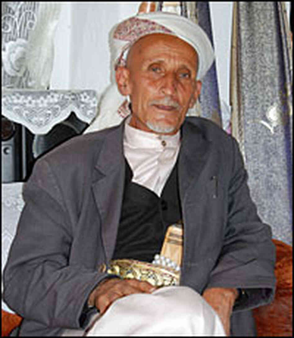 Sheikh Abdullah Hussein Khalil, 68, leader of Hajjarah village