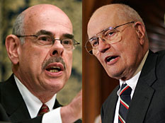 Democratic Reps. Henry Waxman (left) and John Dingell. Credit: AP and Getty Images