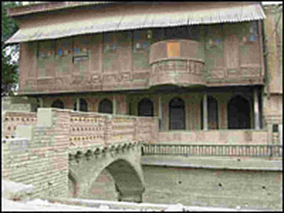 Wood facades in Basra.
