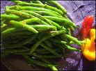Mollie Katzen's seared green beans. Mollie Katzen's seared green beans.