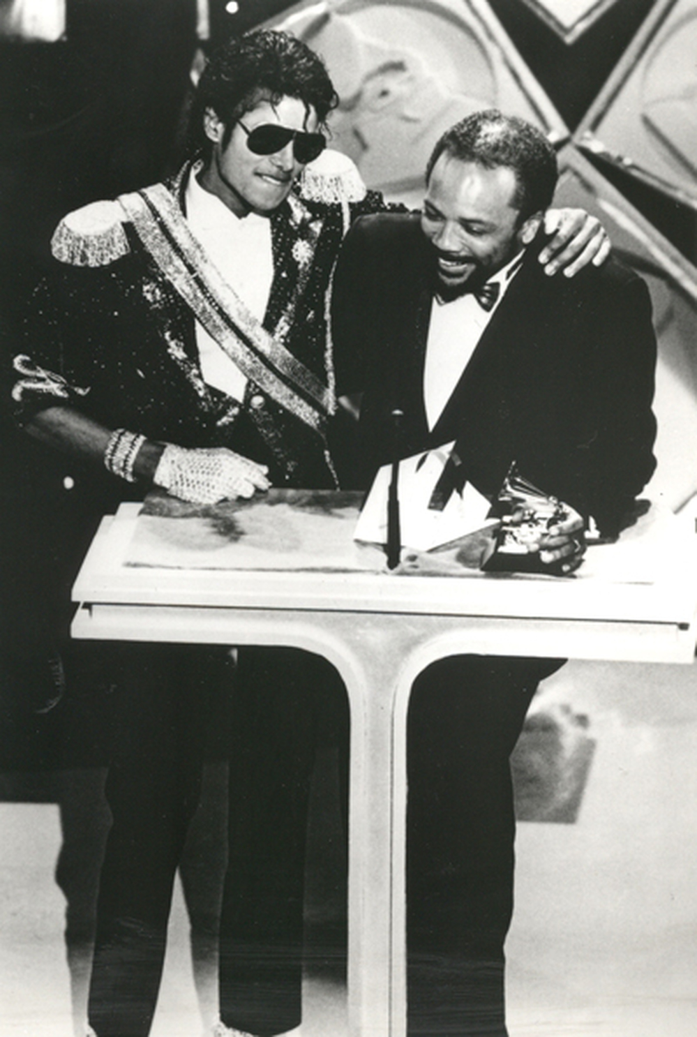 Quincy Jones with Michael Jackson