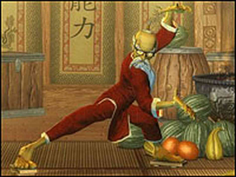 Screen grab from the video game 'Ninja Reflex'