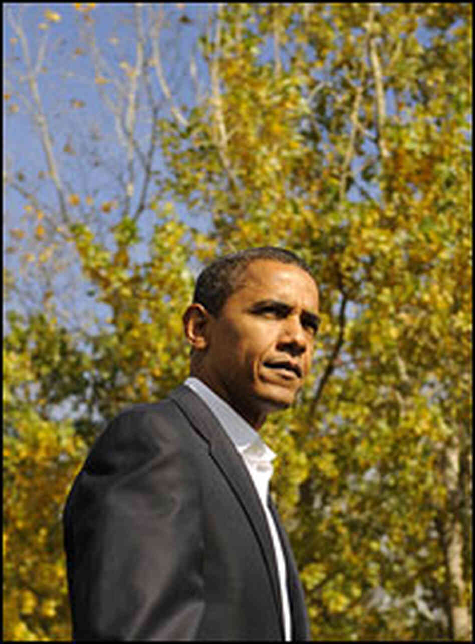 Obama campaigns in Oregon, Ohio, on Tuesday.