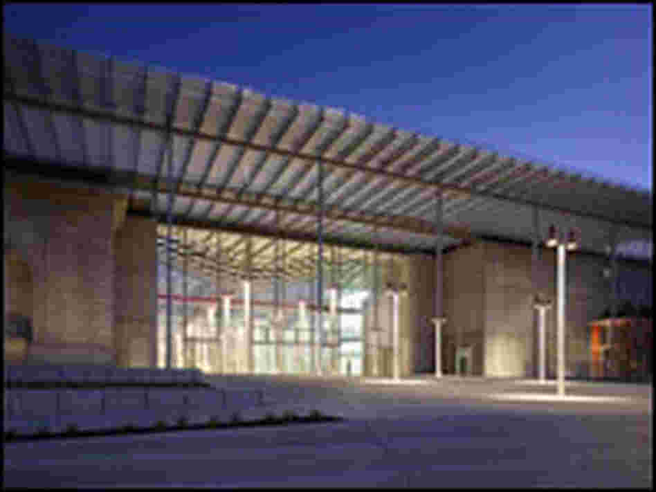 California Academy of Sciences at night