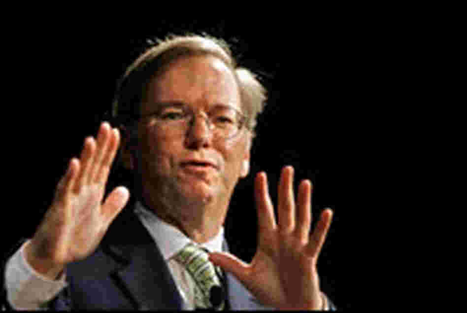 Google Chairman and CEO Eric Schmidt