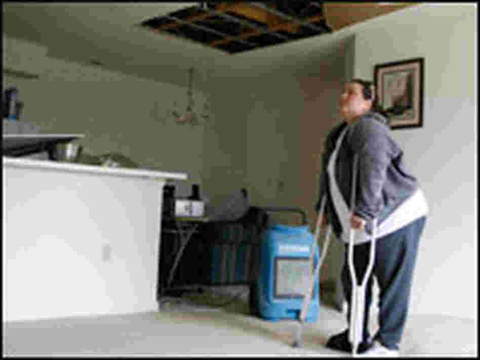 Sylvia Martinez in her apartment