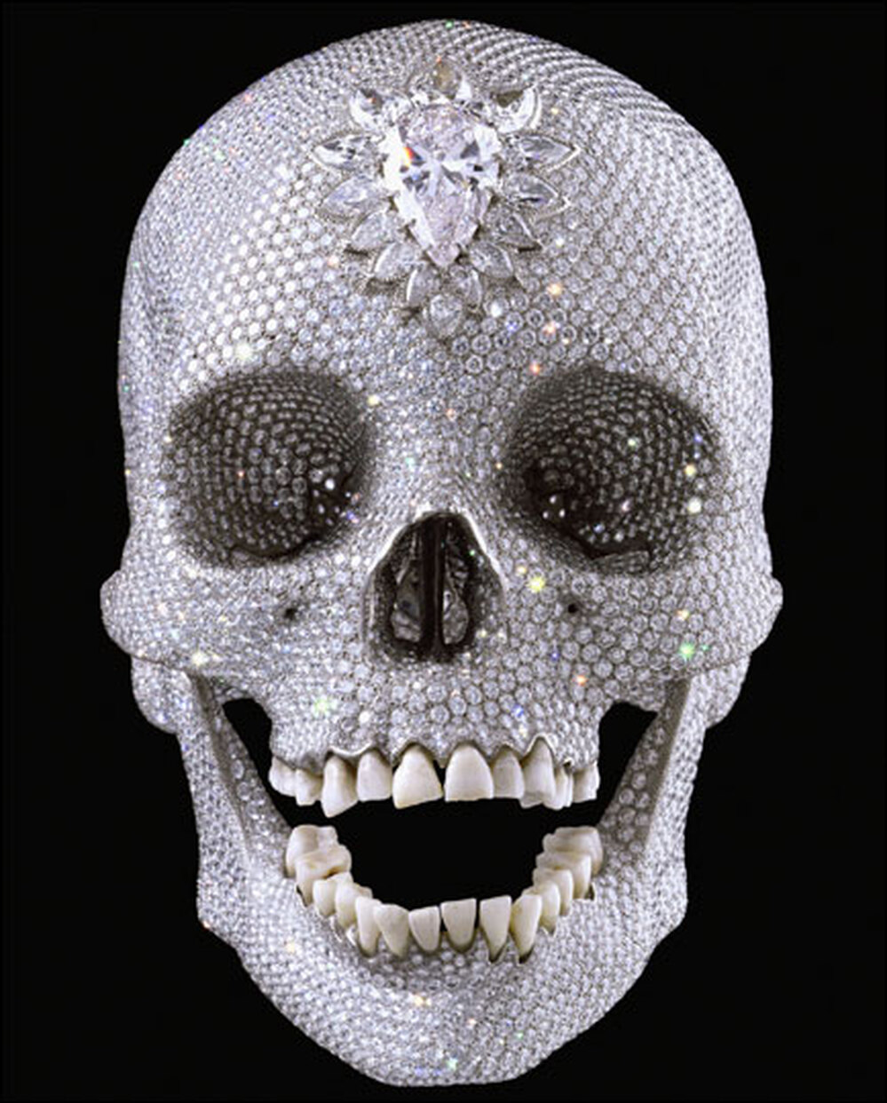 Skull with Diamonds