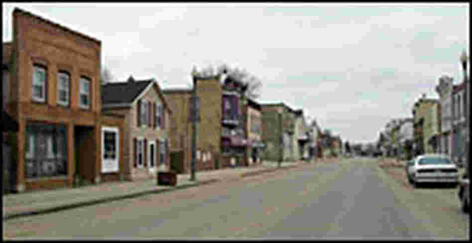 Lake Street, in Hustisford, Wis.