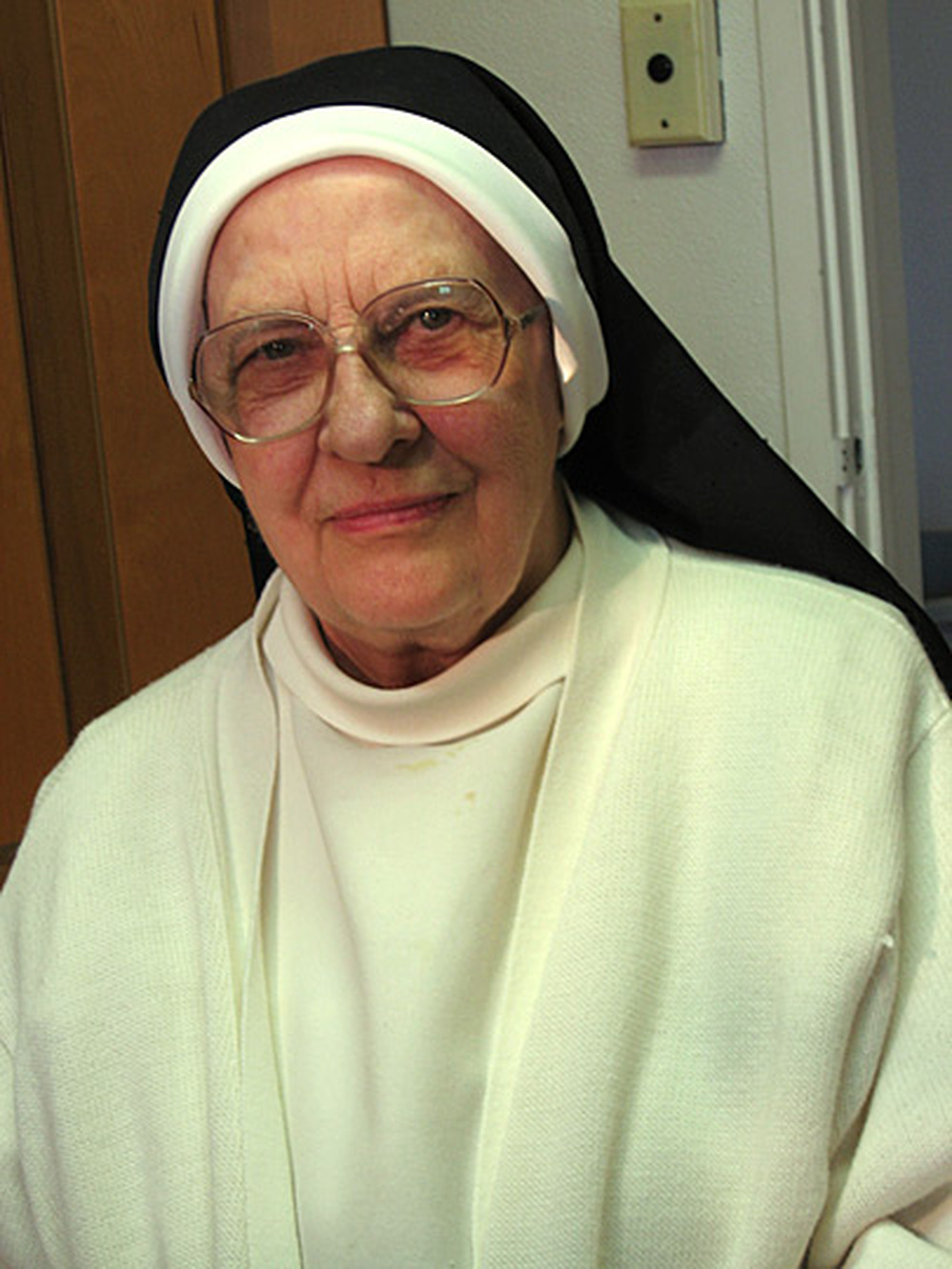 Sister Mary Raymond, the mother superior at the Monastery of the Angels in Los Angeles
