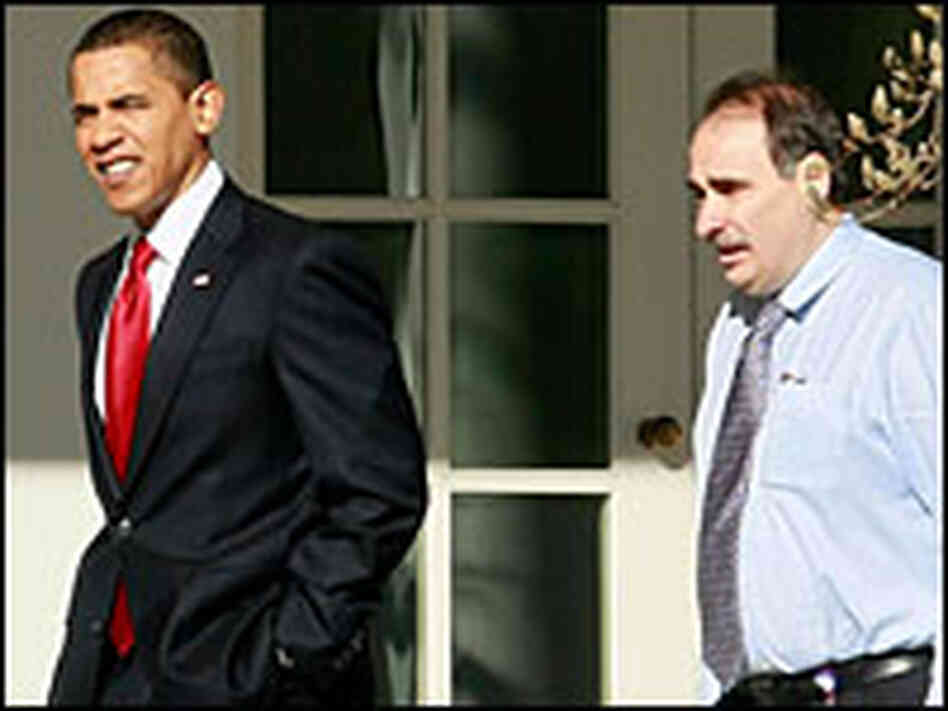 David Axelrod and Barack Obama