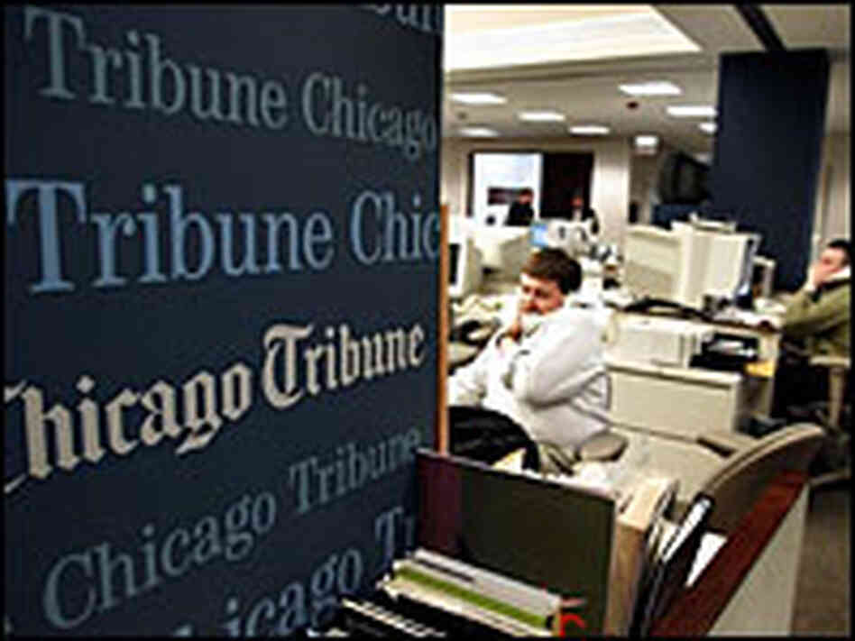 Chicago Tribune newsroom