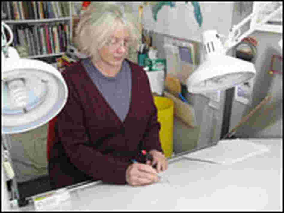 Barbara Ratner continues to draw to keep busy.