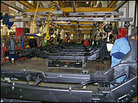 The repair line at Red River Depot. The repair line at Red River Depot.