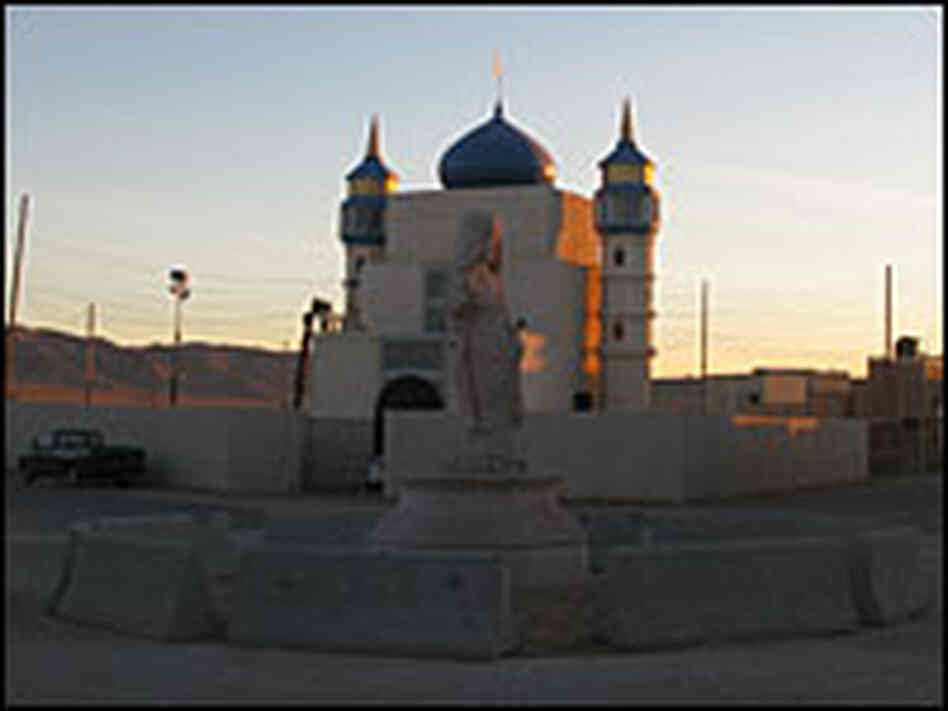 Mosque at National Training Center, Mojave Desert.