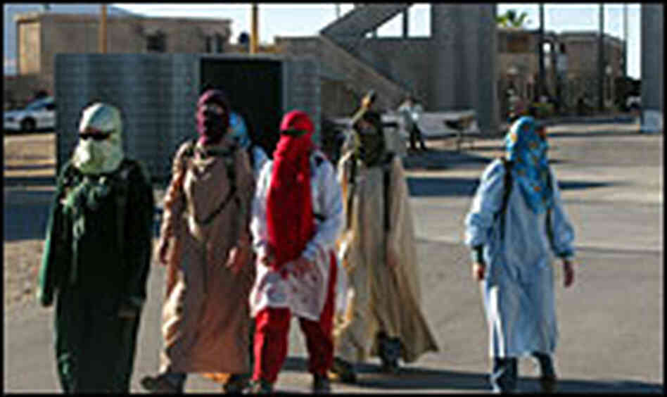 Actors during training mission at the NTC