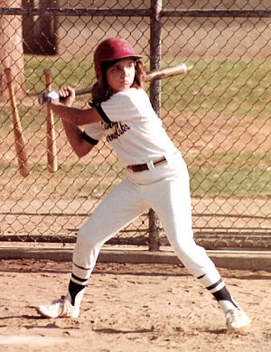 Maia Sharp steps up to bat at age 11 in 1982. Maia Sharp steps up to bat at age 11 in 1982.