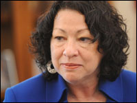 U.S. Supreme Court nominee Judge Sonia Sotomayor, shown here on Capitol Hill on June 3, spent the early years of her career as a prosecutor in the Manhattan district attorney's office.