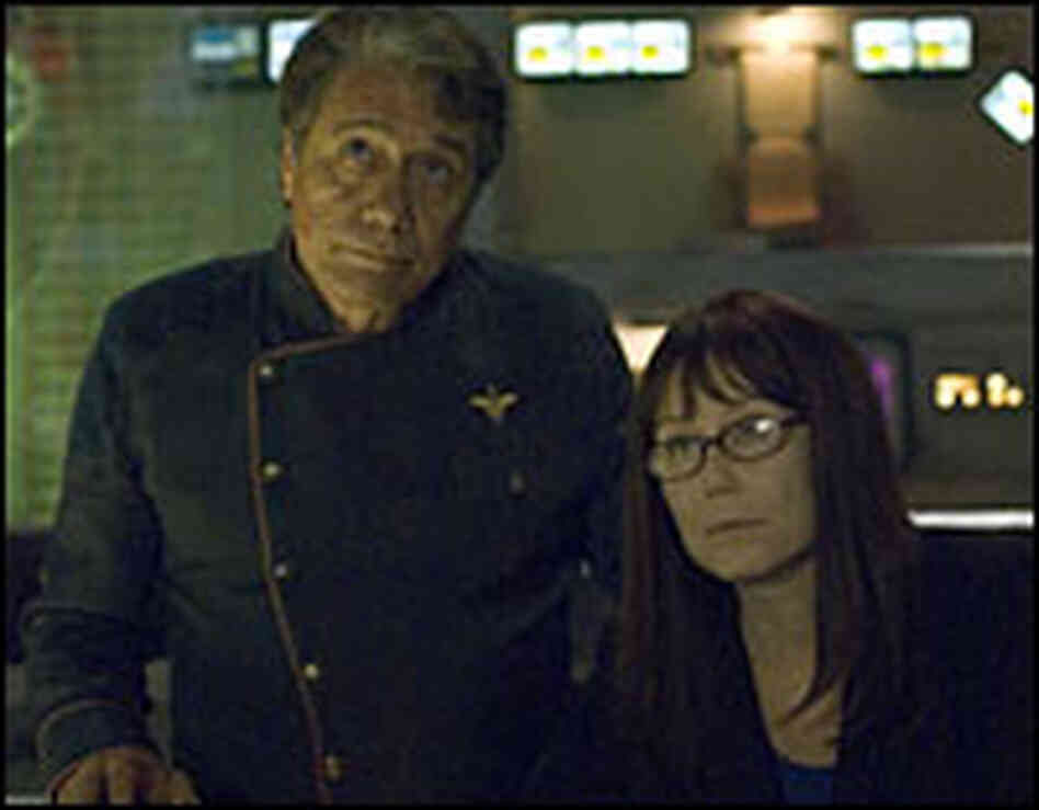 Edward James Olmos and Mary McDonnell