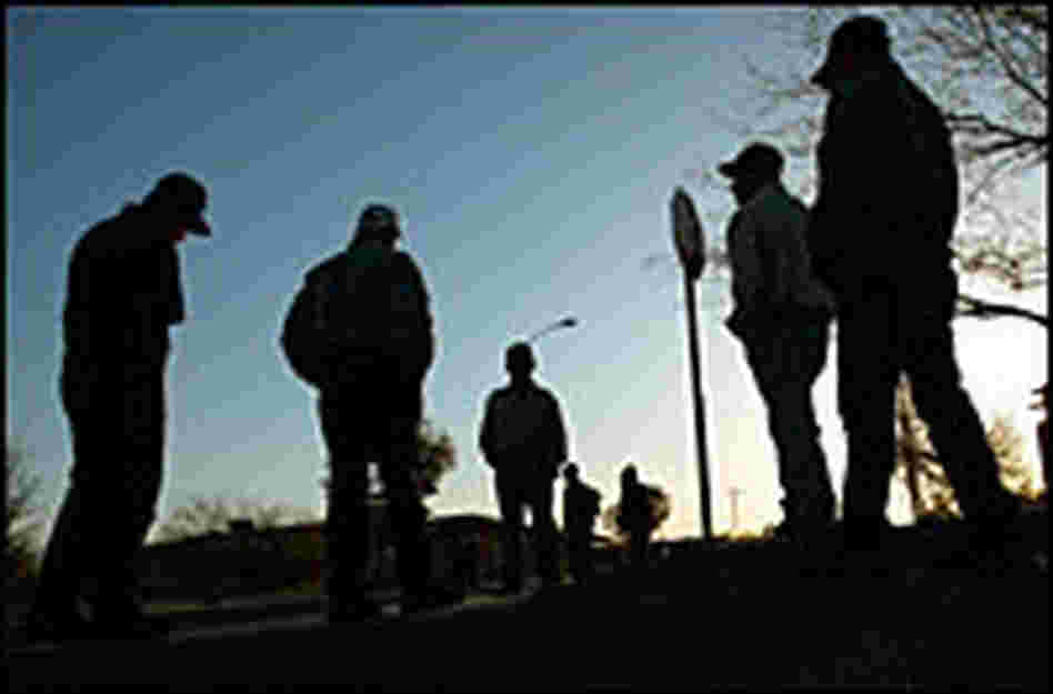 Day laborers waiting for a job in Tucson
