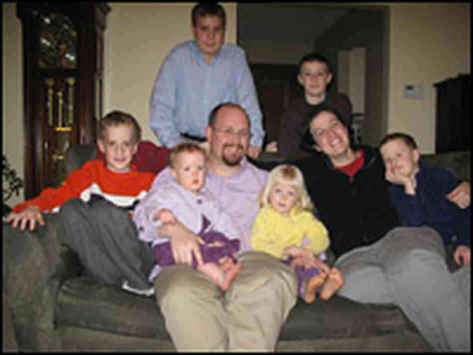 Misty and Seth Huckstead in Grand Rapids, Mich..