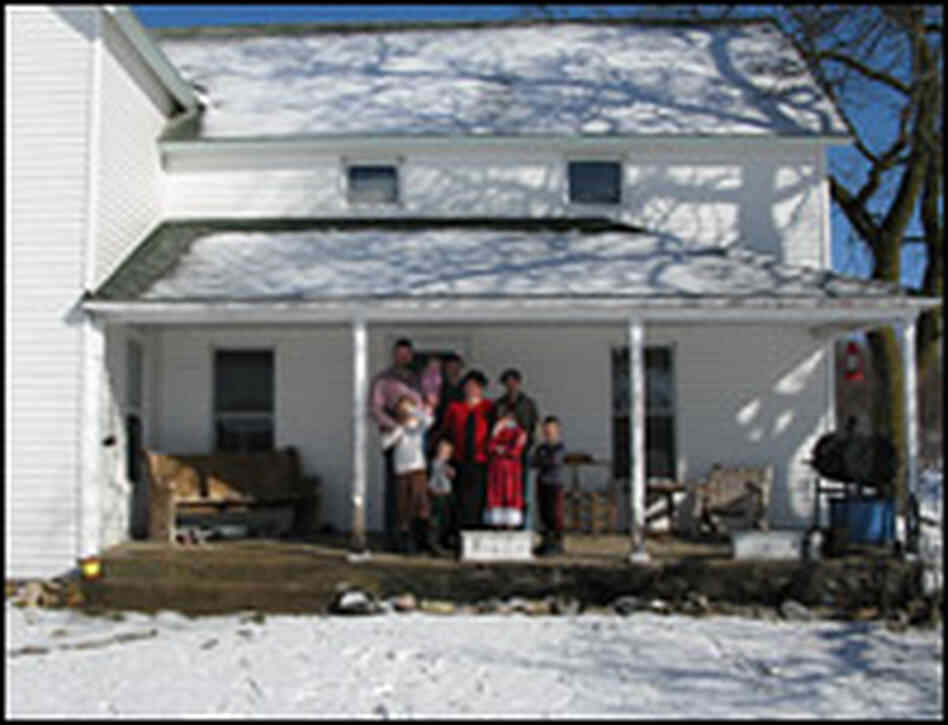 The Swansons live on Jeff's dairy farm salary of less than $50,000 a year in Shelby, Mich.