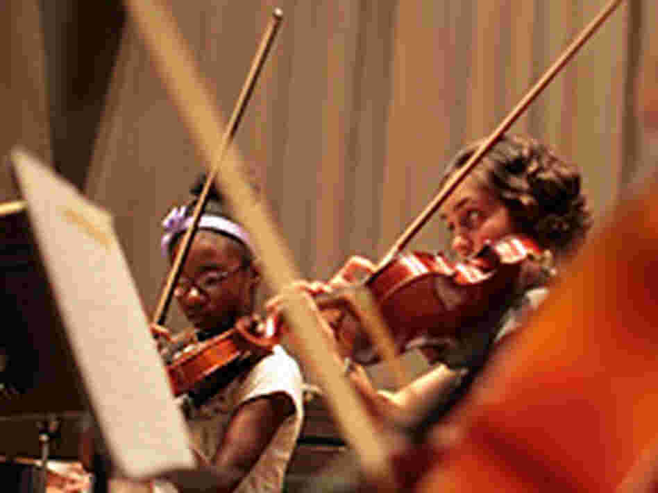DC Youth Orchestra string players DC Youth Orchestra string players