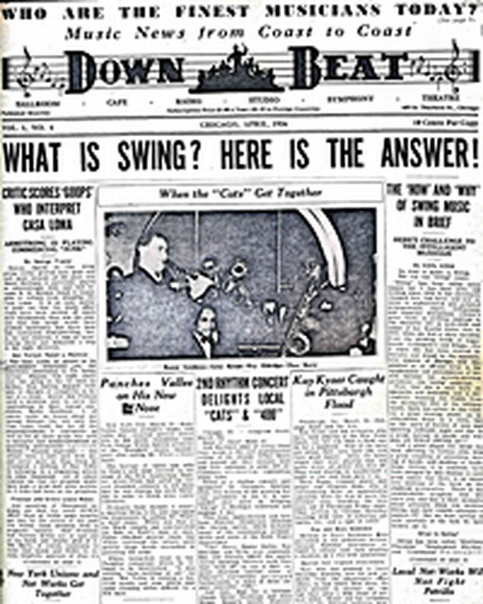 Down Beat cover